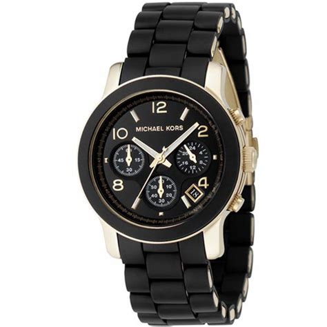 michael kors runway watch diameter|Michael Kors black chronograph watch.